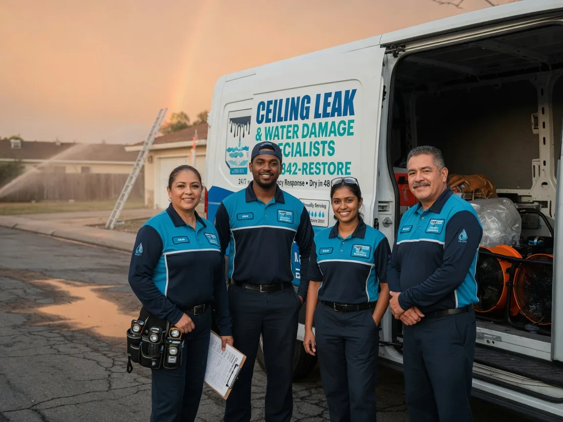 Ceiling Leak Cleanup company in Hines, MN