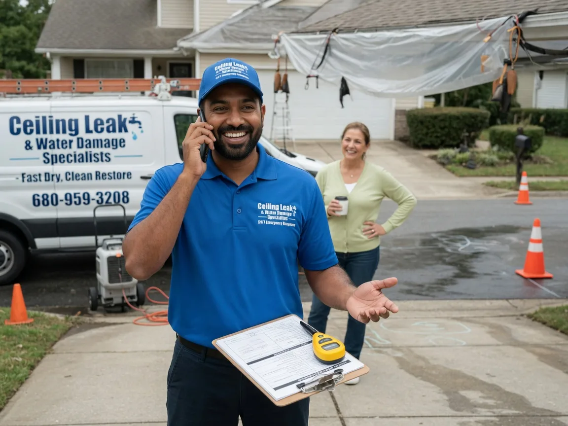 Ceiling Leak Cleanup Hines, MN FAQs